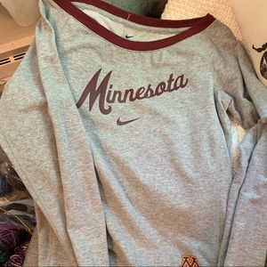 UMN Nike Dry Fit Sweatshirt